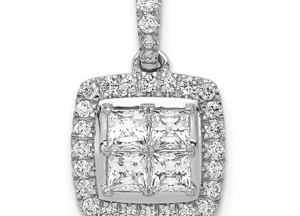 14k White Gold Pendants Style PM4372 - Classique Jewelry Inc.