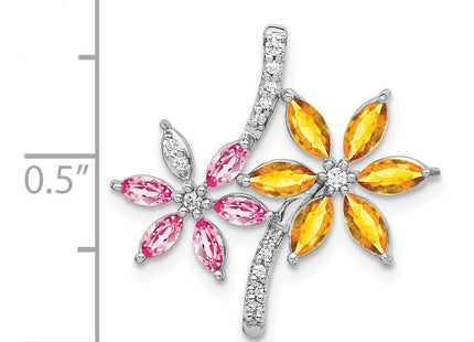 14k White Gold Pendants Style PM4383 - Classique Jewelry Inc.