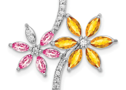 14k White Gold Pendants Style PM4383 - Classique Jewelry Inc.