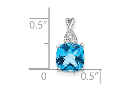 14k White Gold Pendants Style PM4393 - Classique Jewelry Inc.