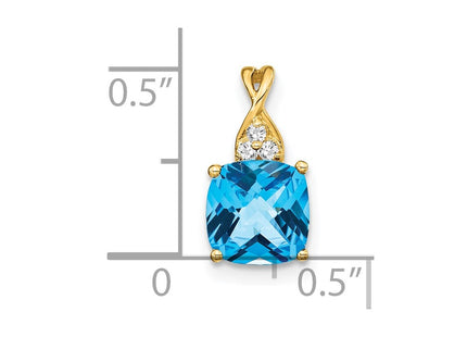 14k Yellow Gold Pendants Style PM4393 - Classique Jewelry Inc.