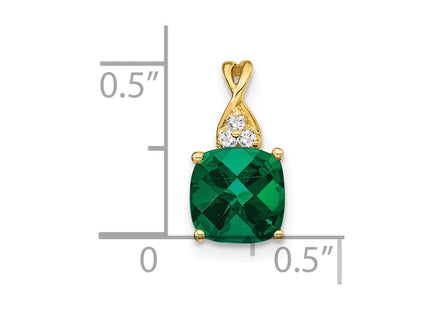 14k Yellow Gold Pendants Style PM4393 - Classique Jewelry Inc.