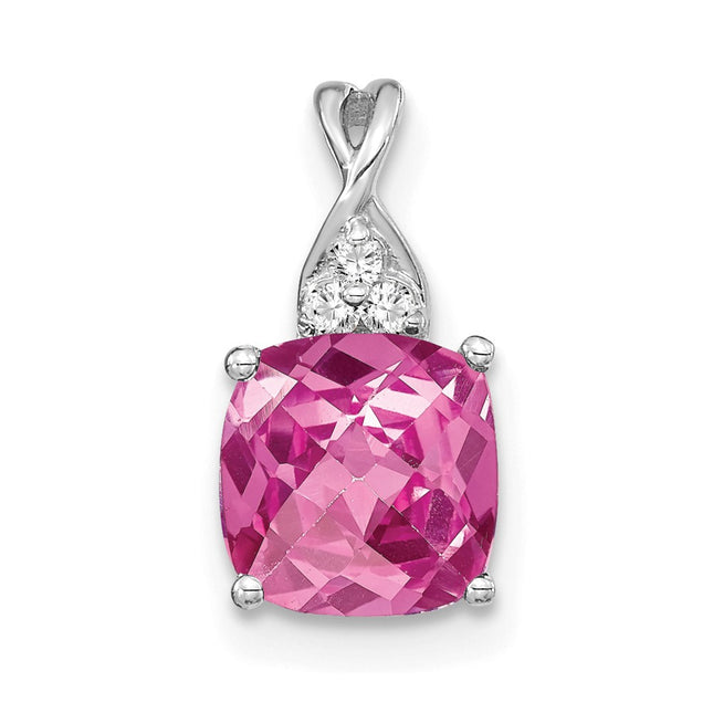 14k White Gold Pendants Style PM4393 - Classique Jewelry Inc.