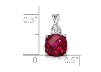 14k White Gold Pendants Style PM4393 - Classique Jewelry Inc.