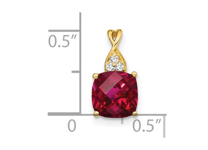 14k Yellow Gold Pendants Style PM4393 - Classique Jewelry Inc.