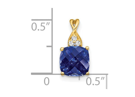 14k Yellow Gold Pendants Style PM4393 - Classique Jewelry Inc.