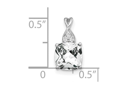 14k White Gold Pendants Style PM4393 - Classique Jewelry Inc.