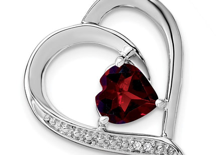 Sterling silver diamond pendant
