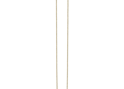 14K gold diamond cross necklace, alternate view