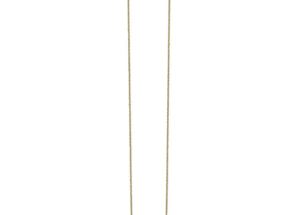 14K gold diamond cross necklace, alternate view