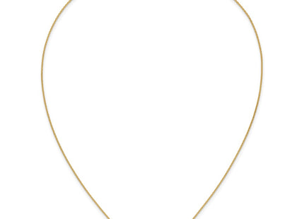 14K gold diamond cross necklace, further view