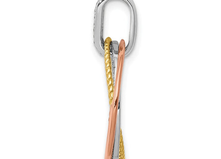 14k Tri-Color Pendants Style PM4715 - Classique Jewelry Inc.