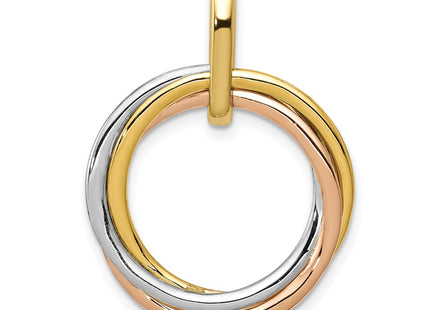 14k Tri-Color Pendants Style PM4716 - Classique Jewelry Inc.