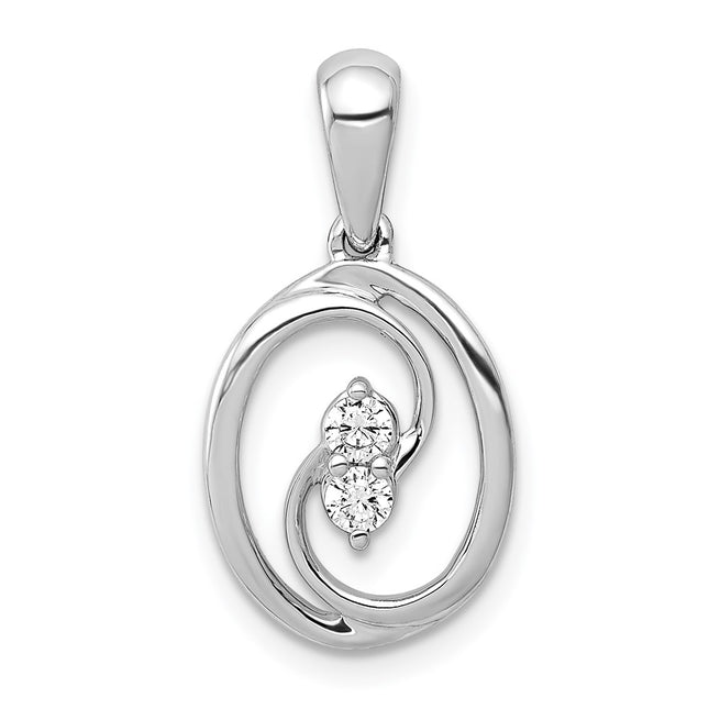 14k White Gold Pendants Style PM4728 - Classique Jewelry Inc.