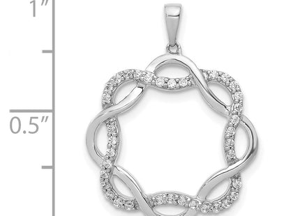14k White Gold Pendants Style PM4738 - Classique Jewelry Inc.