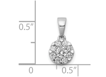 14k White Gold Pendants Style PM4746 - Classique Jewelry Inc.