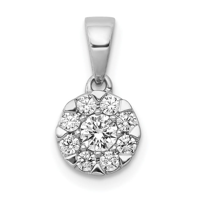 14k White Gold Pendants Style PM4746 - Classique Jewelry Inc.