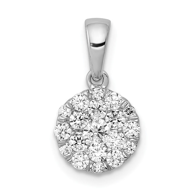 14k White Gold Pendants Style PM4747 - Classique Jewelry Inc.