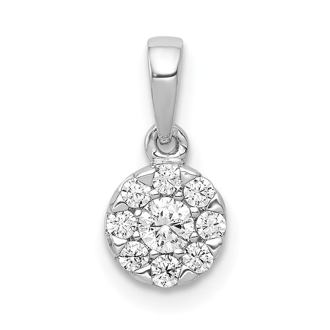14k White Gold Pendants Style PM4748 - Classique Jewelry Inc.