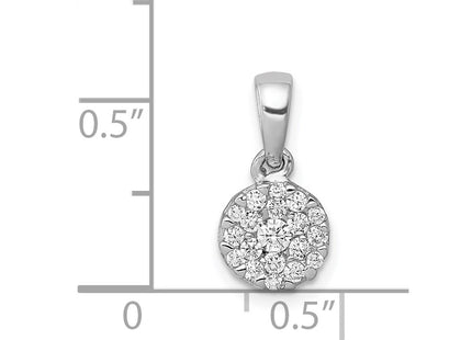 14k White Gold Pendants Style PM4749 - Classique Jewelry Inc.