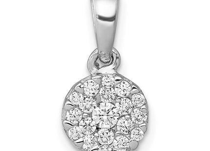 14k White Gold Pendants Style PM4749 - Classique Jewelry Inc.