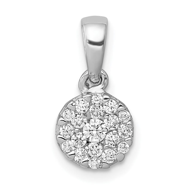 14k White Gold Pendants Style PM4749 - Classique Jewelry Inc.