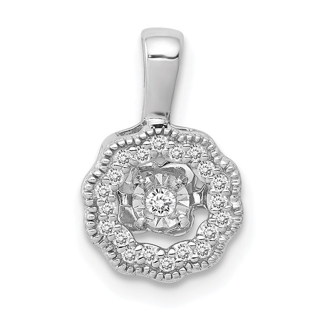 14k White Gold Pendants Style PM4759 - Classique Jewelry Inc.