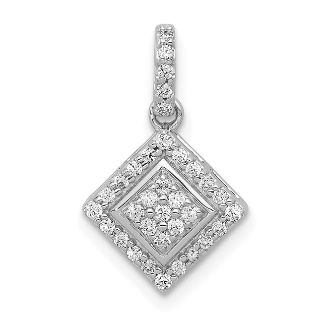 14k White Gold Pendants Style PM4766 - Classique Jewelry Inc.