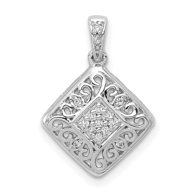 14k White Gold Pendants Style PM4767 - Classique Jewelry Inc.