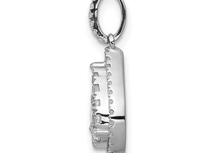 14k White Gold Pendants Style PM4776 - Classique Jewelry Inc.