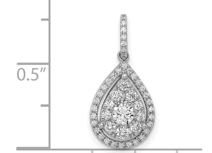 14k White Gold Pendants Style PM4776 - Classique Jewelry Inc.