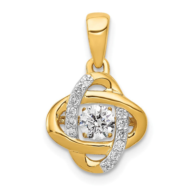 14k Yellow Gold Pendants Style PM4785 - Classique Jewelry Inc.