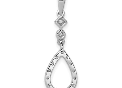 14k White Gold Pendants Style PM4798 - Classique Jewelry Inc.