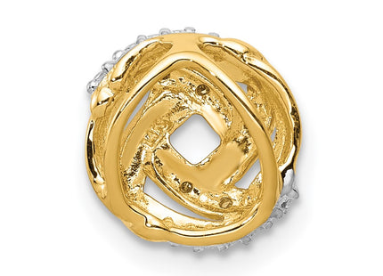 14k Yellow & Rhodium Chains Style PM4801 - Classique Jewelry Inc.