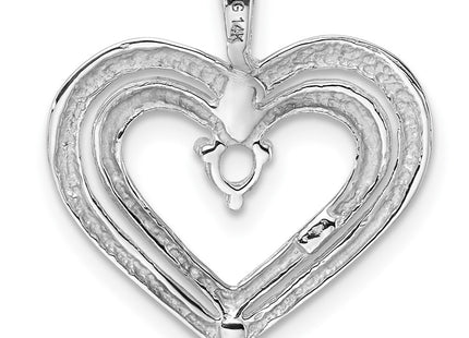 14k White Gold Pendants Style PM4842 - Classique Jewelry Inc.