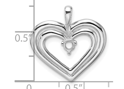 14k White Gold Pendants Style PM4842 - Classique Jewelry Inc.