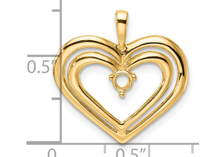 14k Yellow Gold Pendants Style PM4842 - Classique Jewelry Inc.