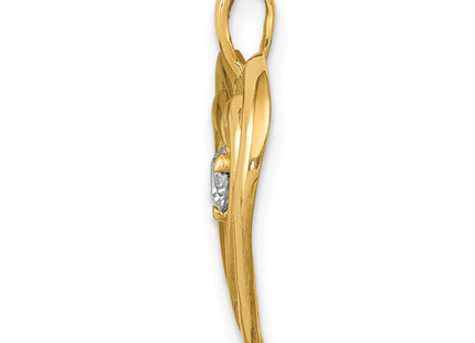 14k Yellow Gold Pendants Style PM4842 - Classique Jewelry Inc.