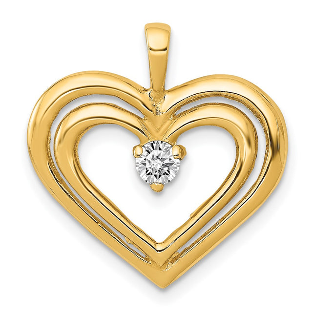14k Yellow Gold Pendants Style PM4842 - Classique Jewelry Inc.