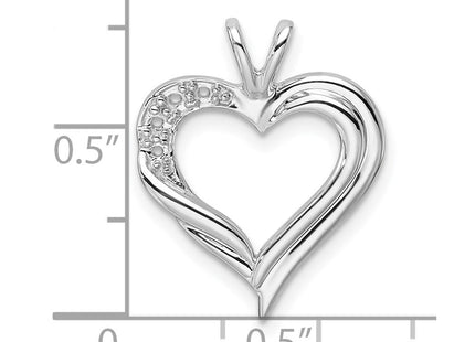 14k White Gold Pendants Style PM4844 - Classique Jewelry Inc.