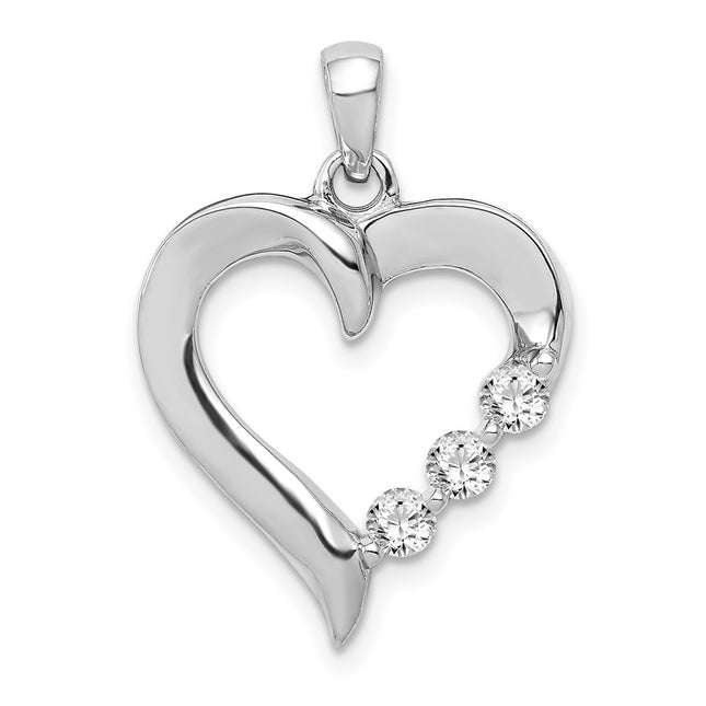 14k White Gold Pendants Style PM4846 - Classique Jewelry Inc.