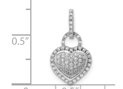 14k White Gold Pendants Style PM4882 - Classique Jewelry Inc.