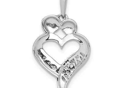 14k White Gold Pendants Style PM4895 - Classique Jewelry Inc.