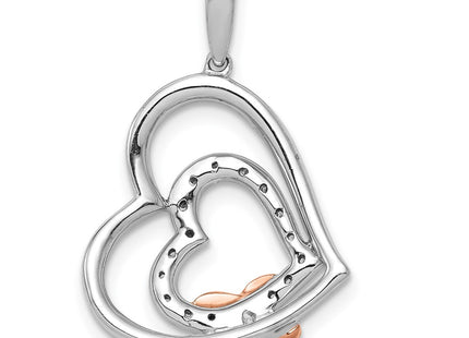 14k Two-tone Pendants Style PM4897 - Classique Jewelry Inc.