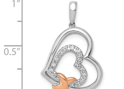 14k Two-tone Pendants Style PM4897 - Classique Jewelry Inc.