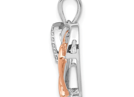 14k Two-tone Pendants Style PM4901 - Classique Jewelry Inc.