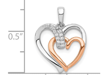 14k Two-tone Pendants Style PM4901 - Classique Jewelry Inc.