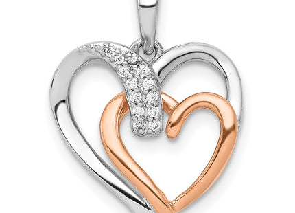 14k Two-tone Pendants Style PM4901 - Classique Jewelry Inc.