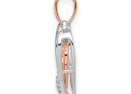 14k Two-tone Pendants Style PM4903 - Classique Jewelry Inc.