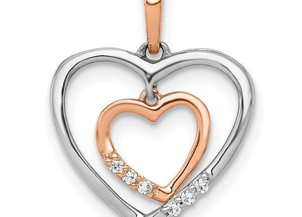14k Two-tone Pendants Style PM4903 - Classique Jewelry Inc.